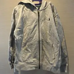 Polo Ralph Lauren グレー ジップアップパーカー　130