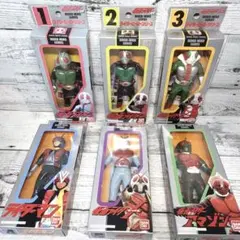 当時品】仮面ライダー 栄光の10人ライダー・ソフビセット - メルカリ