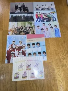 なにわ男子　クリアファイルセット