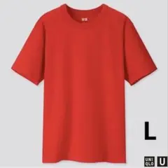 UNIQLO　新品未開封　半袖　カラークルーネックＴ　赤　Ｌサイズ