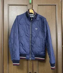 FRED PERRY】リバーシブルジャケット キルティング×チェック - メルカリ