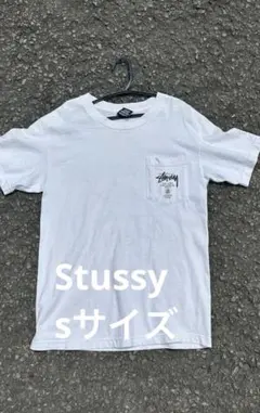Stussy tシャツ　白　y2k ストリート　スケーター