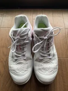 美品　ミズノ ウエーブファング2 FIT ホワイト 27cmのサムネイル