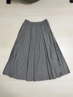 UNIQLOチェック柄 プリーツロングスカート Lサイズ