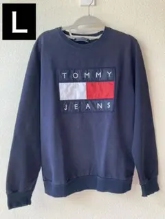 TOMMY JEANS ネイビー トレーナー