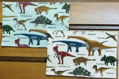 【きょうりゅう柄】 ランチョンマット 2色 2枚セット 20x30