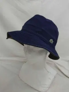 ♡ラコステ Lacoste ネイビー バケットハット