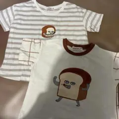 パンどろぼう Tシャツ 2枚セット 100cmのサムネイル