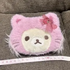 リラックマ コリラックマとストロベリーキャットぬいぐるみコインケース