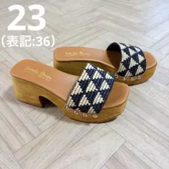 Sandy Shoes ジュートウッドサンダル Omekashi オメカシのサムネイル