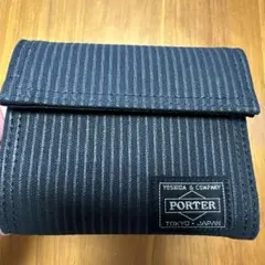 ⭐️超美品⭐️オススメ‼️ 　　PORTER 三つ折り財布 ダークグレー
