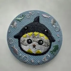 モフサンド mofusand サメにゃん 刺繍チャーム