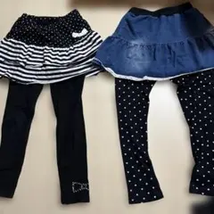 女の子　スカッツ　130㎝ 2枚セット