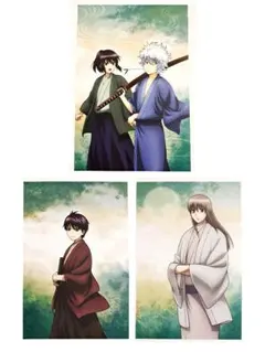 ポストカード⭐3点セット【吉田 松陽 銀時 桂 高杉】♦️銀魂カード