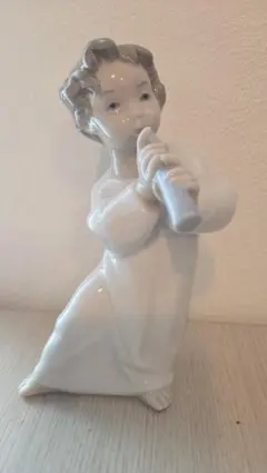 LLADRO 磁器人形 天使 笛 置物のサムネイル