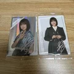 渡邉理佐 レア キラ 印字 サイン 未使用 ウエハース カード 櫻坂46