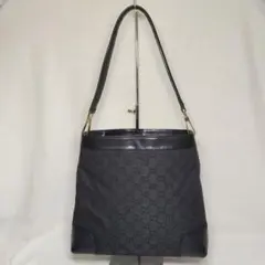 GUCCI グッチ ショルダーバッグ ワンショルダー GG キャンバス 黒