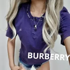 A12160 BURBERRY 古着ヴィンテージ半袖 使用感あり私物かわいすぎる