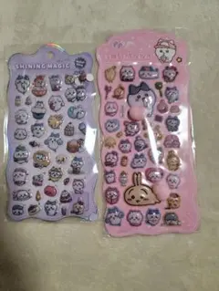 値下げ　ちいかわ　おしりシール　プクプクシール　立体シール　セット