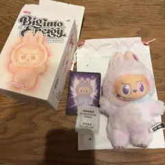 ラブブ エナジー LABUBU ぬいぐるみキーホルダー LUCK 紫 正規品