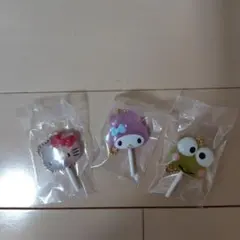 サンリオキャラクターズカラフルキャンディーチャーム キティ　マイメロ　ケロッピー