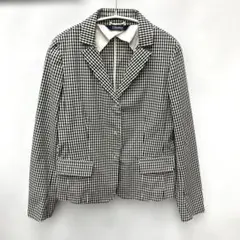 S MaxMara ギンガムチェック テーラードジャケットのサムネイル