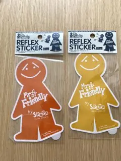 《最終値下げ》Mr.Friendly リフレックスステッカー 2種セットのサムネイル