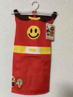 アンパンマン 子供用エプロン 赤　110センチ
