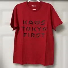 UNIQLO KAWS TOKYO FIRST Tシャツ L レッド
