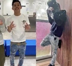 G*T様 mnml スキニーデニム レア ブルー スリムフィット 28