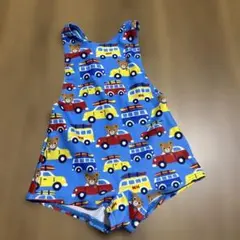 ミキハウス 車とクマ柄 ベビー水着　サイズ80 3000円→2000円に値下げ