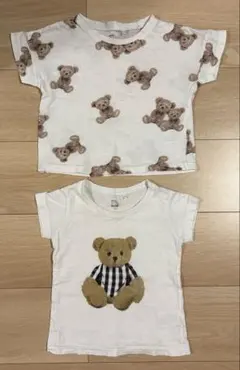 クマさん 半袖Tシャツ 80cm 2点セット
