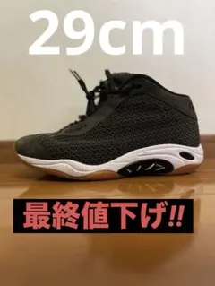 AND1 アンドワンバスケットシューズ 黒 TAICHI MID 靴【26cm】 AND1 アンドワン タイチミッド TAI CHI black/cender blue