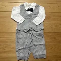 セレモニースーツ 80cm ボウタイ付き　ロンパース