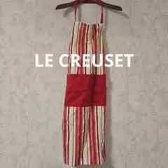 LE CREUSET エプロン ストライプ レッドのサムネイル
