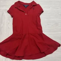 POLO RalphLauren 半袖ポロシャツワンピース　5(115cm)