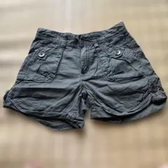 キッズ ハーフパンツ カーゴ ダークグレー