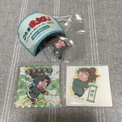 忍たま乱太郎マンチョコ シール 善法寺伊作 ゆらゆらアクリルマーカー アクリミニ