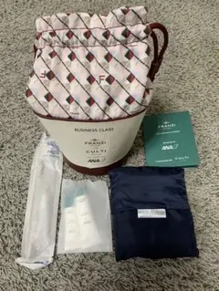 ANA ビジネスクラス FRANZI MILANO アメニティポーチ エコバッグ