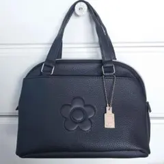 マリークワント　ボストンバッグ　ショルダー紐無し