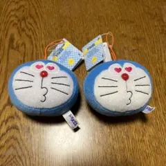 新品未使用品　ドラえもん　フェイスマスコット2　ハート　2個セット　ストラップ
