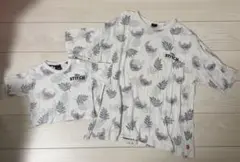 値下‼️親子ペアTシャツ STITCH ホワイト 80&Lサイズのサムネイル