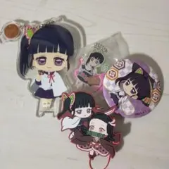 鬼滅の刃 栗花落カナヲ 任務行脚 アクキー 缶バッジ ラバスト まとめ売り