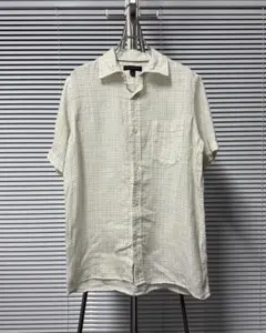 【雰囲気◎】banana republic リネンチェックシャツ！
