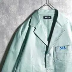 ⭐️希少⭐️ウィンダンシー テーラードジャケット 極美品 ターコイズブルー XL相当