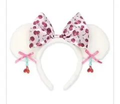 【即発送】ディズニー ミニー カチューシャ さくらんぼ リボン