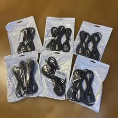 USB Type C ケーブル 【3本セット 1m/1m/2m】6個