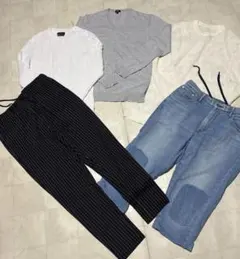 まとめ売り ZARAコットンセーターとUNIQLOパンツなど 4点セット