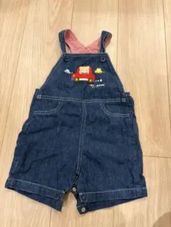 【ミキハウス】デニムロンパース