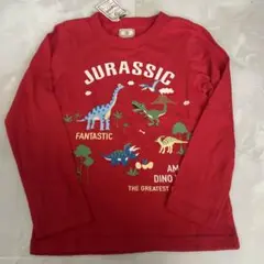 新品　タグ付　マザウェイズ　ジュラシック　恐竜　プリント 長袖　綿100